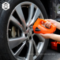 car repair hydraulic jack and electric impact wrench